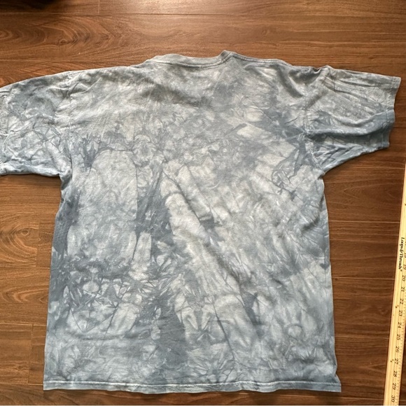 Vintage The Mountain Blue T-Shirt with Airplane Graphic - Picture 7 of 7